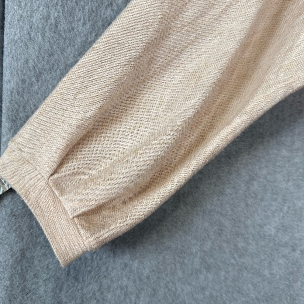 Banana Republic‎ Boatneck Sweater Front Seam Beige Size XS - Picture 8 of 15